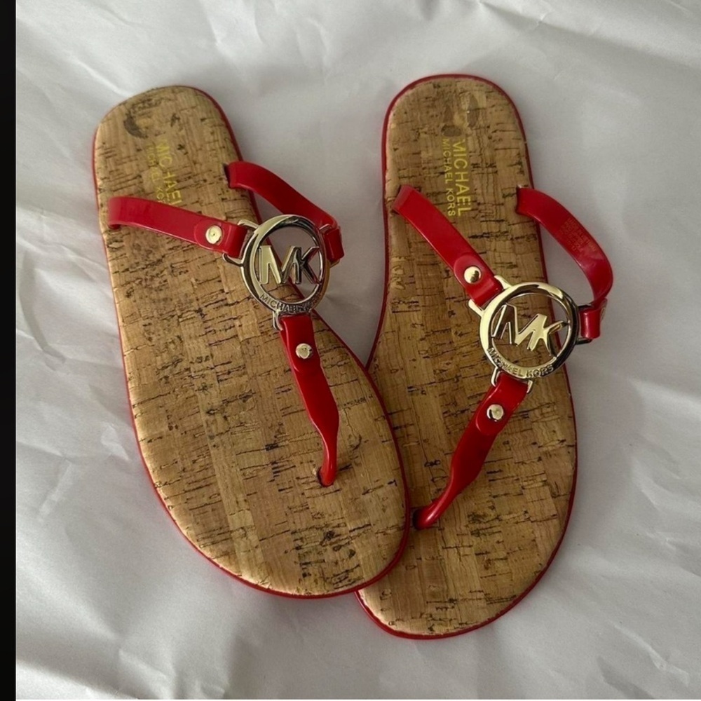Michael Kors Jelly Flip Flop Thong Sandals Size 7